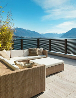 Alumínium erkélykorlátok / teraszkorlátok