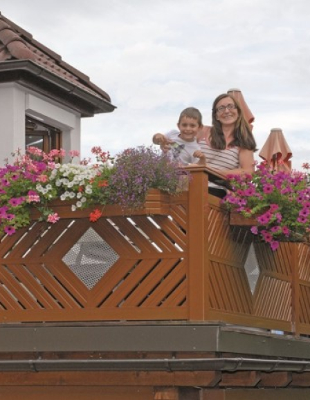 Flachau erkélykorlát