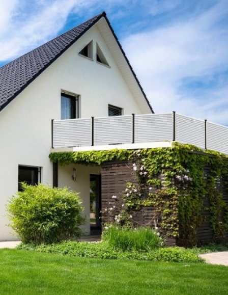 Plisée erkélykorlát