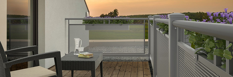 tegye egyedivé erkélyét egy hangulatos teraszkorlát segítségével