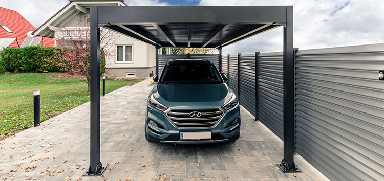 alumínium carport: kiváló védelem minden évszakban